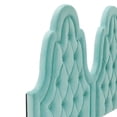 thumbnail image 5 of Modway Alexandria Tufted Performance Velvet King Platform Bed in Mint, 5 of 10