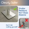 thumbnail image 4 of Espejo para ducha SereniBath antiniebla para afeitado y cuidado personal, 4 of 7