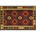 thumbnail image 1 of Ahgly Company Machine Washable Indoor Rectangle Contemporary Saffron Red Area Rugs, 5' x 8', 1 of 7