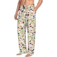 thumbnail image 6 of Sigee Fall Animals print Men's Pajama Pants Lounge Sleep Bottoms with Elastic Waistband and Pockets-Small, 6 of 6