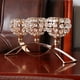 thumbnail image 3 of 3 candelabros de cristal para centros de mesa de boda B dorada, 3 of 9