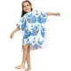 thumbnail image 1 of TUNC Albornoz con capucha toalla de baño infantil Poncho de playa microfibra ballena azul talla M, 1 of 5