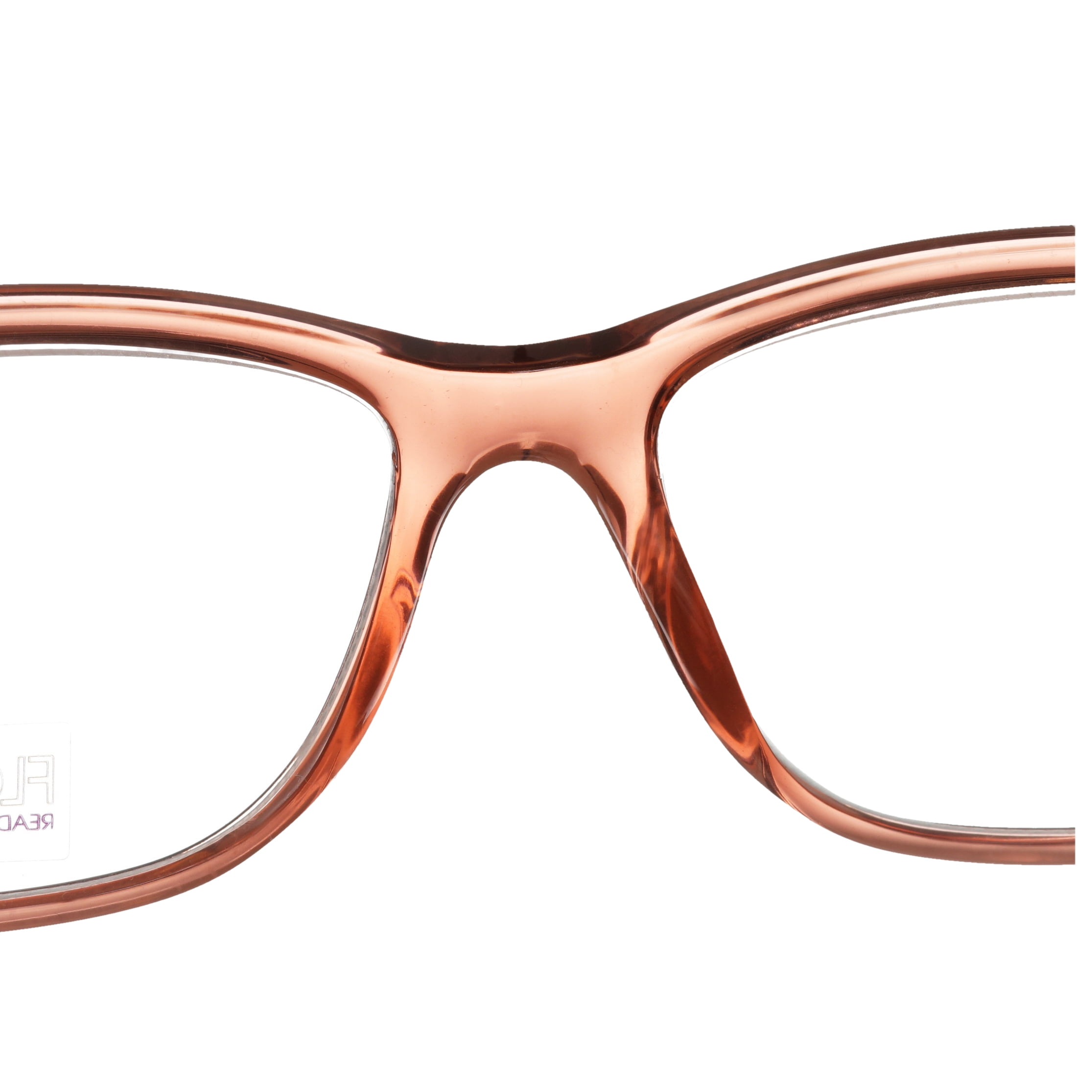 Flower by Drew Barrymore Georgie Blush Crystal 2.50 Reading Glasses