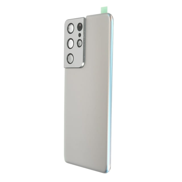 Rear Back Glass Replacement Compatible With S21 Ultra 5G,with Reparing Tool Kit And Pre Installed Camera Frame Tape