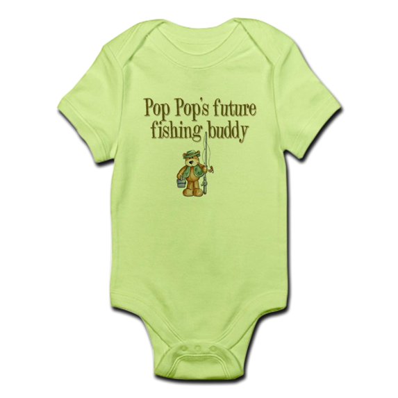 CafePress - Pop Pop's Future Fishing Buddy Infant Creeper - Baby Light Bodysuit