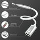thumbnail image 3 of 4X Cable Audio Macho de 3,5 mm A Hembra Tipo C, Adaptador Audio para Auriculares con Conector Audio Analógico para Reproductor de MP3, Computadora Portátil, Tableta C, 3 of 5