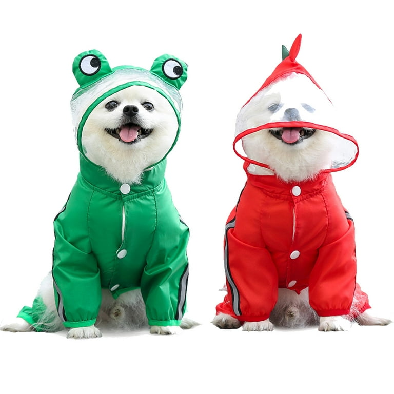 Frog 2025 dog raincoat