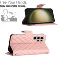 thumbnail image 6 of for Samsung Galaxy S23 Ultra Wallet Case, Elegant Card Holder Cash Slot PU Leather Kickstand Shoulder Strap Shockproof Protective Flip Women Girls Case Cover for Samsung Galaxy S23 Ultra, Coralpink, 6 of 6