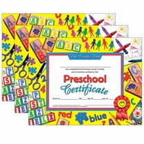 Hayes Publishing Preschool Certificate, 8.5" x 11", 30 Per Pack, 3 Packs