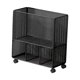thumbnail image 2 of Almacenamiento de equipos de fitness y soportes para colchonetas, soporte estable para mancuernas de hierro con fácil movilidad, adecuado para mantene Negro, 2 of 8