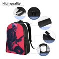 thumbnail image 5 of Cauagu Rock Skull Guitarist Print Backpacks,Travel Daypack Casual Laptop Backpack Bookbag Fits 15 Inch Computer for Men Women, 5 of 8