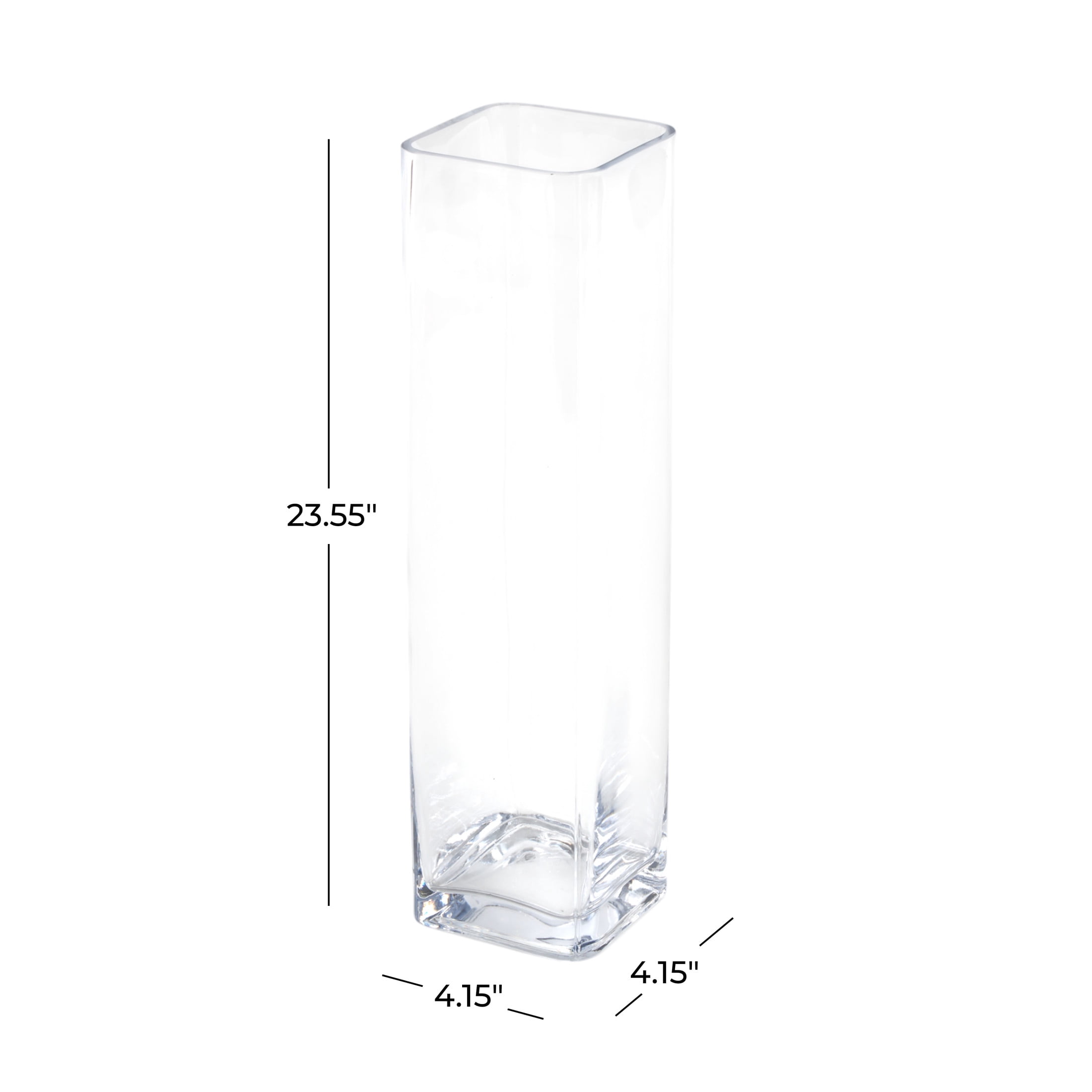 DecMode 24" Glass Vase