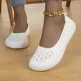 thumbnail image 2 of YOUYEDIAN Loafers for Women Fashion Knit Mesh Versatile Comfy Soft Slip On Platform Flats Casual Round Toe Breathable Sport Outdoor Walking Shoes, 2 of 5