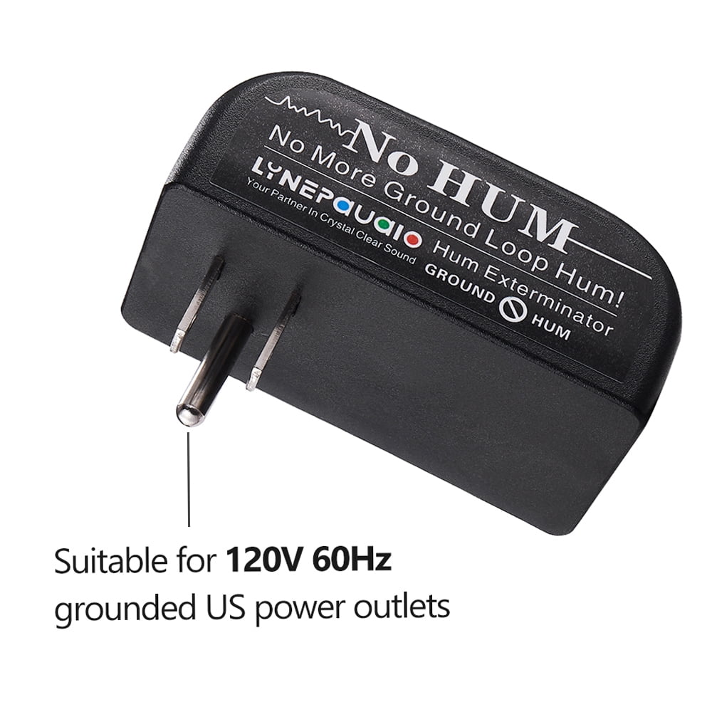 ammoon LINEPAUDIO Buzz Eliminator AC Ground Loop Noise Eliminator Plug-In AC Buzz Killer Hum Eliminator Noise Canceller