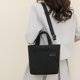 thumbnail image 1 of Bolso de mano para mujer, bolso de mano de lona a la moda de gran capacidad, bolso de mensajero sólido (negro), 1 of 6