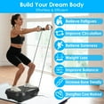 thumbnail image 5 of TeqHome  Vibration Platform Exercise Machine 331 Capacity 120 Vibration Speed 3 Vibration Modes Whole Body Workout Exercise Machine for Weight Loss Fat Burner for Women Men, 5 of 9