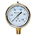 thumbnail image 2 of Merrill MFG PGLNL100 0-100 PSI Manomètre en Acier Inoxydable Sans Plomb, Laiton/acier Inoxydable, 2 of 3