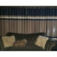 thumbnail image 6 of Lush Decor Modern Stripes Grommet Room Darkening Curtain Set, 52.0" x 84.0" 2 Panels, 6 of 6