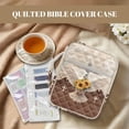 thumbnail image 3 of ZUXONGSY Cross Sunflower Dove Print Bible Case for Women, Quilted Book Cover with Handles, Stylish Scripture Carrier for ChuZU and Daily Commuter, 3 of 8