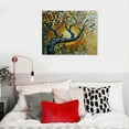 thumbnail image 5 of JEUXUS Art, Modern Painted Abstract Lucky Tree Canvas Art Canvas Living room bedroom dining room Wall Decoration Wood Inside Framed Ready to Hang 20x16in, 5 of 5