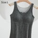 thumbnail image 2 of Camisas térmicas sin mangas para mujer Chaleco de cuello con sujetador incorporado ropa interior térmica camiseta sin mangas térmica, 2 of 6