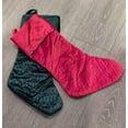 thumbnail image 2 of Fennco Styles Vintage Velvet Allover Tree Pattern Red Christmas Stocking, 2 of 3