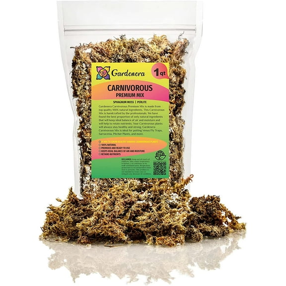 Organic Sphagnum Moss Potting Mix Soil for Carnivorous Plants,1 qt