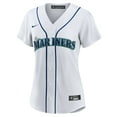 thumbnail image 2 of Women's Nike Julio Rodriguez White Seattle Mariners Home Replica Player Jersey, 2 of 3