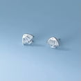 thumbnail image 6 of K-KED 925 Sterling Silver Zirocn Fish Stud Earrings Studs-Rose Gold, 6 of 6