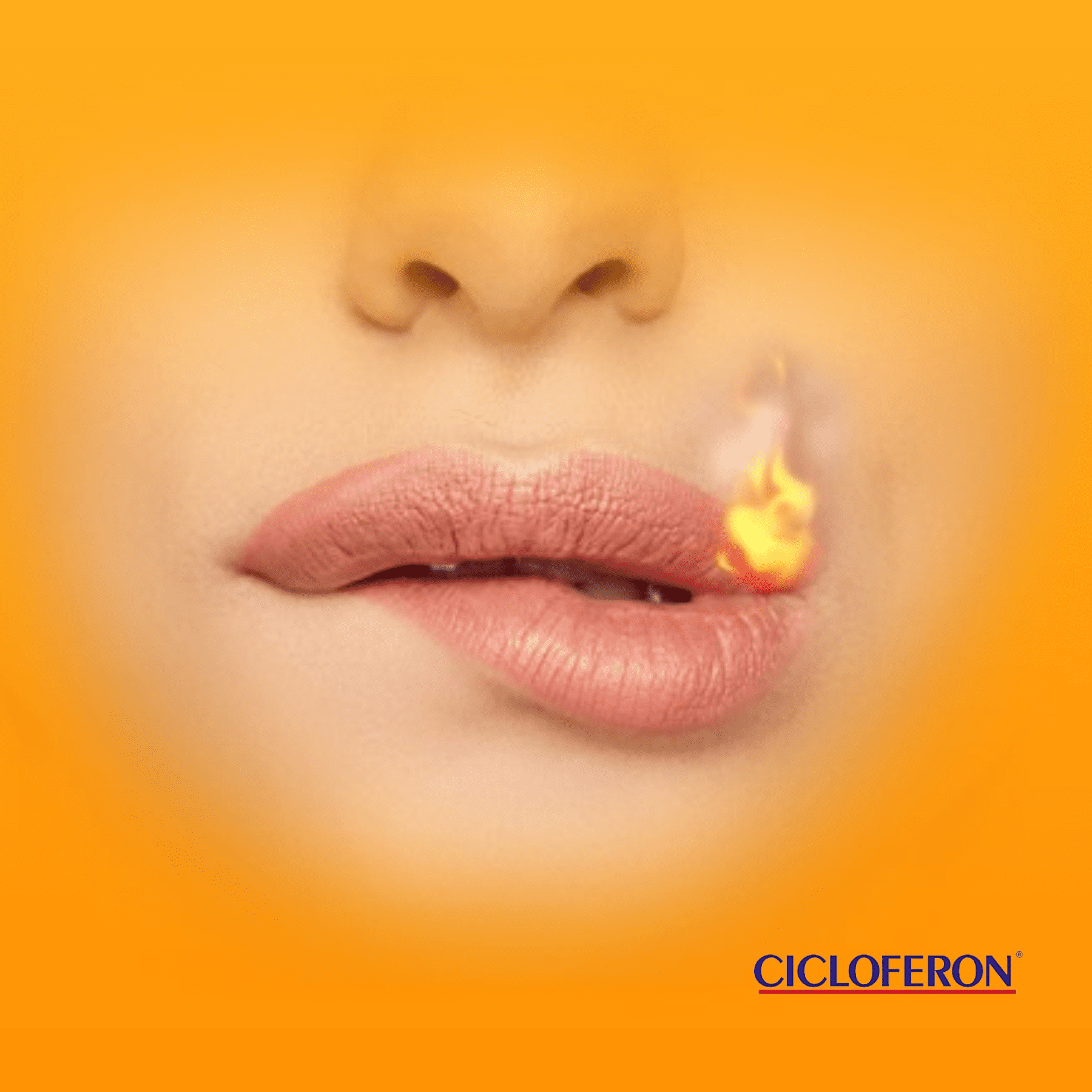 Cicloferon Cold Sore Treatment Gel, Clear, 1 Tube of 0.14 oz