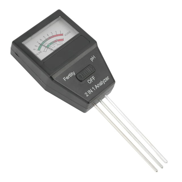 Soil PH Meter, High Accuracy Fast Speed Soil Tester 2 In 1 Soil Professional With 3 Probes For Outdoor For Lawn