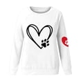 thumbnail image 4 of Womens Cute Print Sweatshirts Teengirls Casual Pullover Raglan Shirts Workout Athletic Blouses Casual Lounge Outfits, 4 of 4