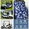thumbnail image 6 of Beautiful Floral Pattern Golf Cart Seat Cover 51" x 31" Front Bench Protector for EZGO Club Car Yamaha Soft Material, 6 of 8