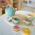 thumbnail image 2 of Kids Wooden Simulation Tea Set Toy Pretend Play Tableware Play House Role Play Game Children Early Educational Toys Girls Gifts, 2 of 6