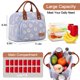thumbnail image 2 of Bolsa de almuerzo Yotrone para mujer y hombre, aislante, 10 L, color azul margarita, 2 of 7
