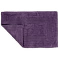 thumbnail image 3 of Somerset Home 2-Piece Bathroom Rugs Set - Machine Washable Cotton Bathroom Mat Set for Washroom, Kitchen, or Laundry Room (Eggplant), 3 of 4