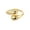 Gold H, variant on Lancharmed Mothers Ring 14K Gold Plated Rings Flip-Flop Teardrop Adjustable Thumb Gifts for Dad