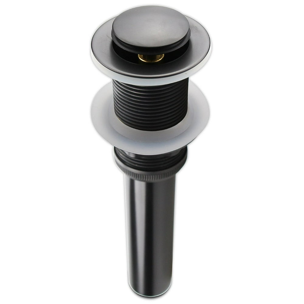 Ainfox Oil Rubbed Bronze Finish Brown Bathroom Faucet Sliver Pop Up