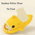 thumbnail image 5 of Cartoon Shark Flip Flops, Non-Slip Thick-Soled Beach Flip Flops, Quick-Drying Funny Pool Sandals, 5 of 5