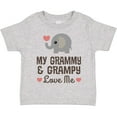 thumbnail image 3 of Inktastic My Grammy and Grampy Love Me Boys or Girls Toddler T-Shirt, 3 of 5