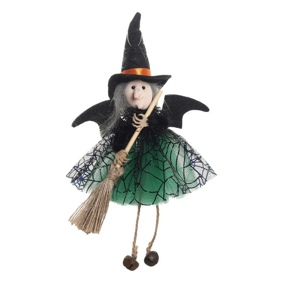 Uanit Kitchen Witch Doll Suspending Witch Figurine Witch Hanging Decorations Halloween Tree Topper Lovely Table Centerpieces Party Favors Photo Props for Home