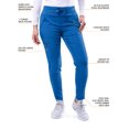 thumbnail image 4 of Conjunto médico deportivo moderno Adar Pro para mujer - Top médico moderno con cuello en V y pantalones médicos estilo jogger de yoga - P9500 - Azul real - XS, 4 of 5