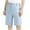 Light Blue, variant on Fengactive Little Girls Straight Leg Half Dress Pants High Waisted Office Work Half Pants for Girls with Pockets