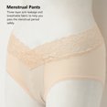 thumbnail image 2 of Pantalones infantiles menstruales femeninos Pantalones de periodo a prueba de fugas Menstruacion Ropa interior, 2 of 5
