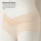 thumbnail image 2 of Pantalones infantiles menstruales femeninos Pantalones de periodo a prueba de fugas Menstruacion Ropa interior, 2 of 5