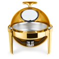 thumbnail image 1 of Plat de Buffet 9 L, Réchaud de Restauration, Ensemble de Plats Ronds pour Frottement au Buffet, Ensemble de Réchauds de Buffet et de Frottement en Acier Inoxydable avec Couvercle Visible, Rond, 1 of 7