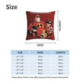 thumbnail image 4 of Fundas de almohada de terciopelo de Los Increíbles, fundas de almohada decorativas suaves y acogedoras con cremallera oculta para dormitorio, sofá, sillón, funda de almohada de terciopelo, 4 of 8