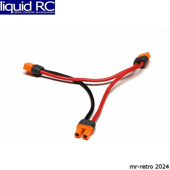 Spektrum XCA308 Ic3 Battery Series Harness 6 Inch / 150mm; 13 Awg