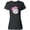 AB-Black, variant on Inktastic Volleyball with Pink Bow Women's T-Shirt