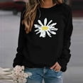 thumbnail image 2 of Owordtank Camo Sweatshirt for Women Casual Crewneck Pullover Long Sleeve Tunics Tops Casual Loose Blouses, 2 of 6
